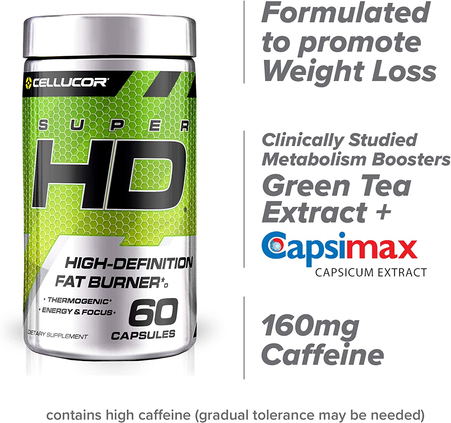 Cellucor Super HD Thermogenic Fat Burner Weight Loss Supplement - Image 3