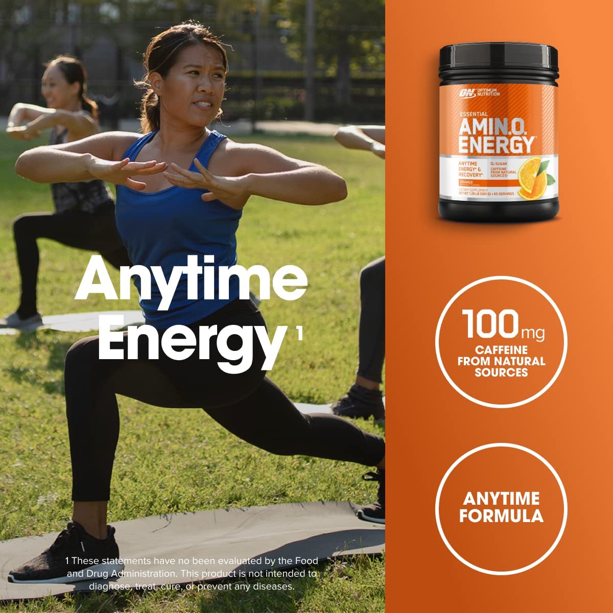 Optimum Nutrition Amino Energy Orange Cooler - Image 4
