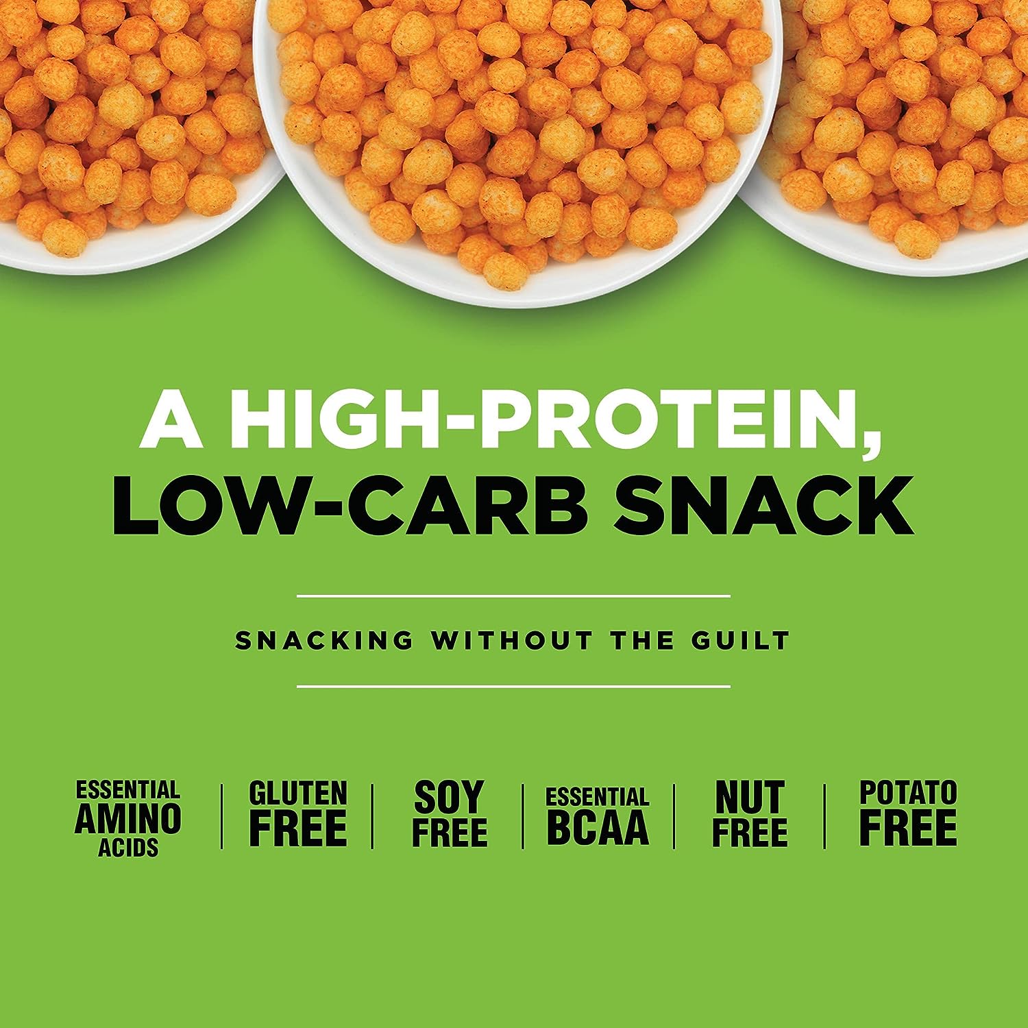 Twin Peaks Low Carb, Keto Friendly Protein Puffs, Jalapeno Cheddar - Image 3