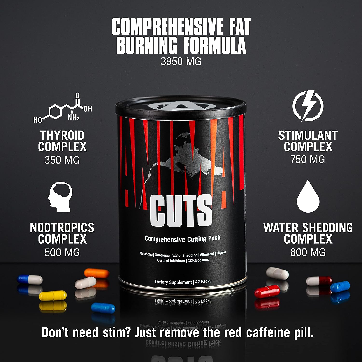 Animal Cuts Thermogenic Fat Burner - Nootropic Weight Loss - Image 2