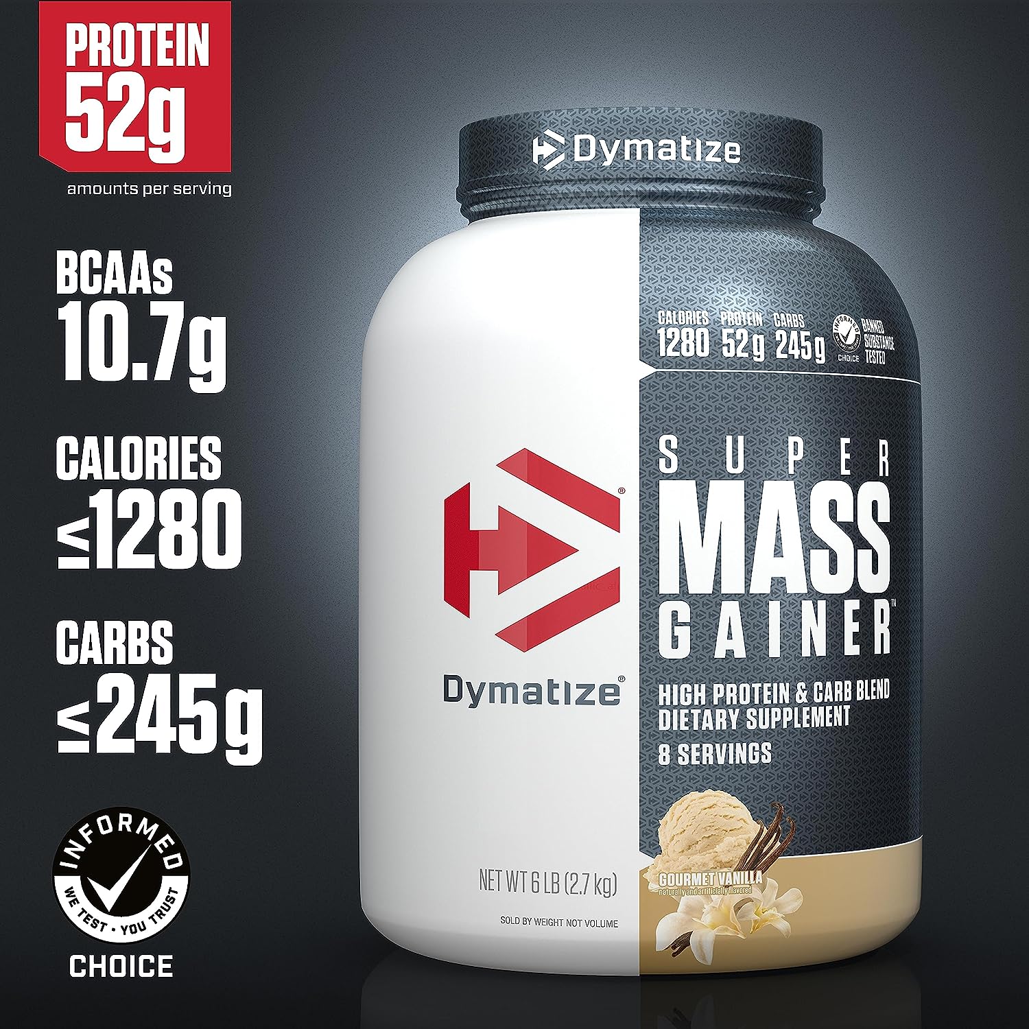 Dymatize Super Mass Gainer Protein Powder - Image 2