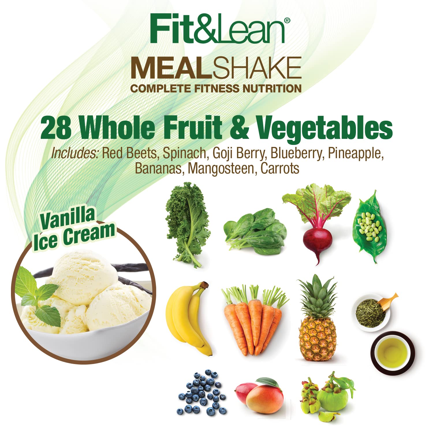 Fit & Lean Meal Shake, Fat Burning Meal Replacement - Image 2