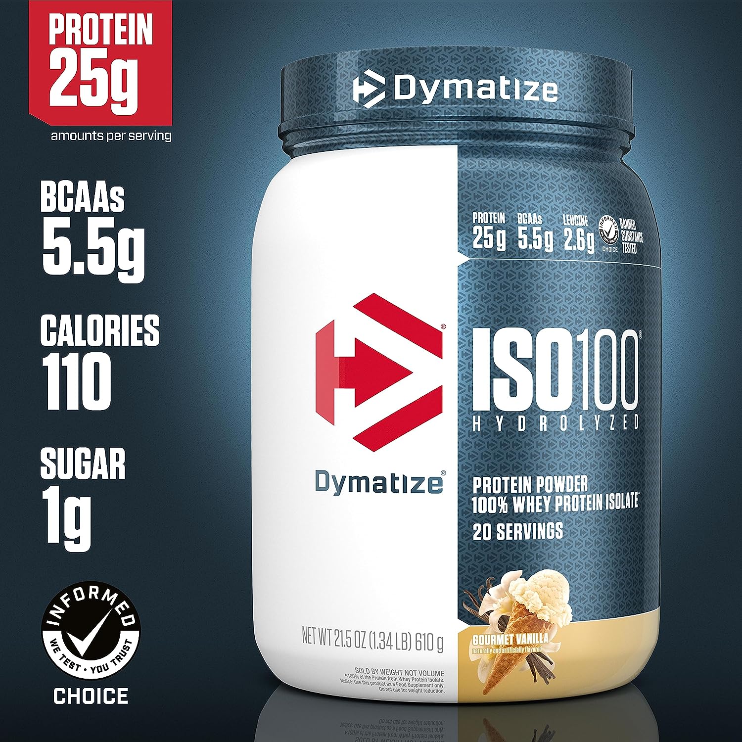 Dymatize ISO100 Hydrolyzed Protein Powder, 100% Whey Isolate - Image 2