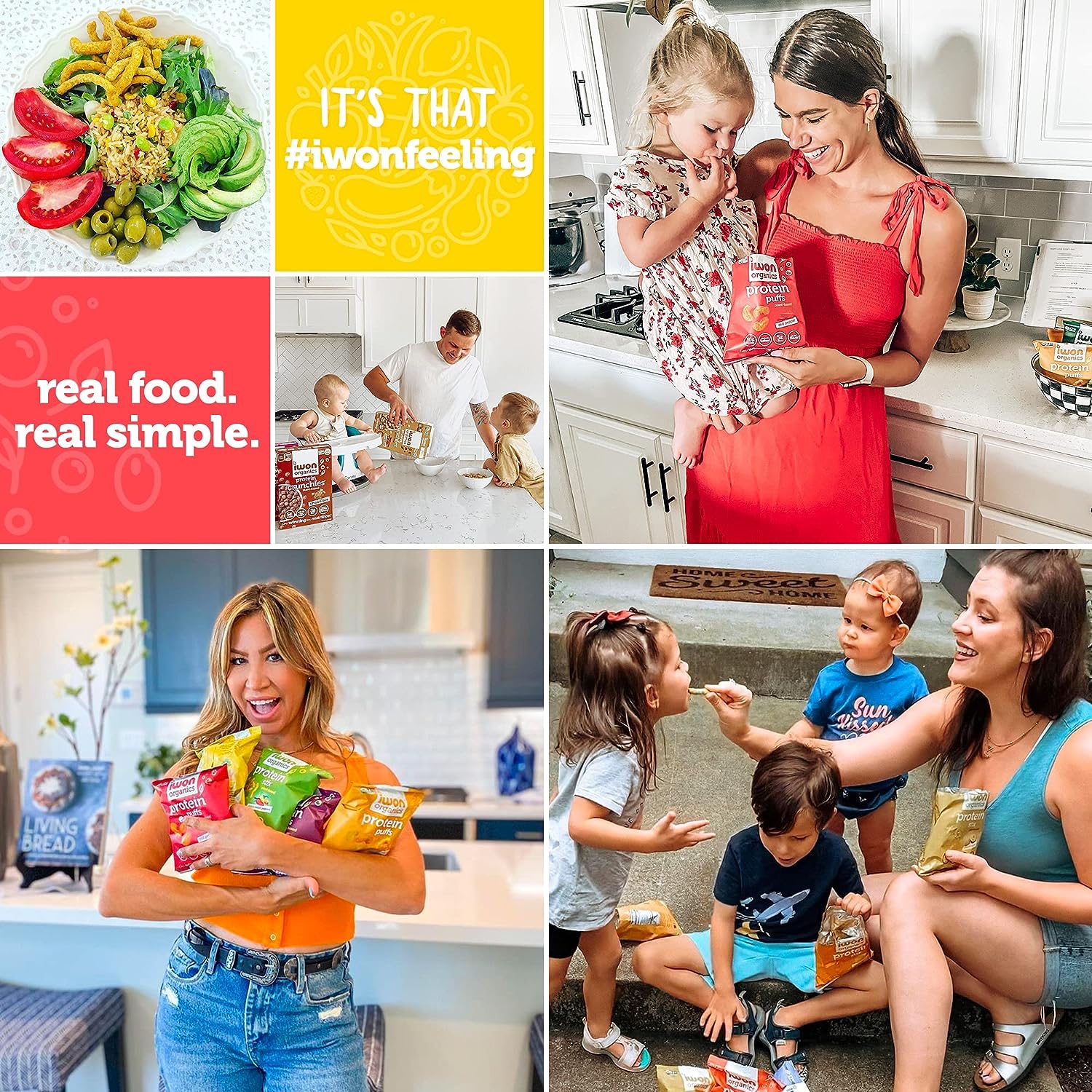 IWON Organics Cheddar Cheese Flavor Protein Puff - Image 3