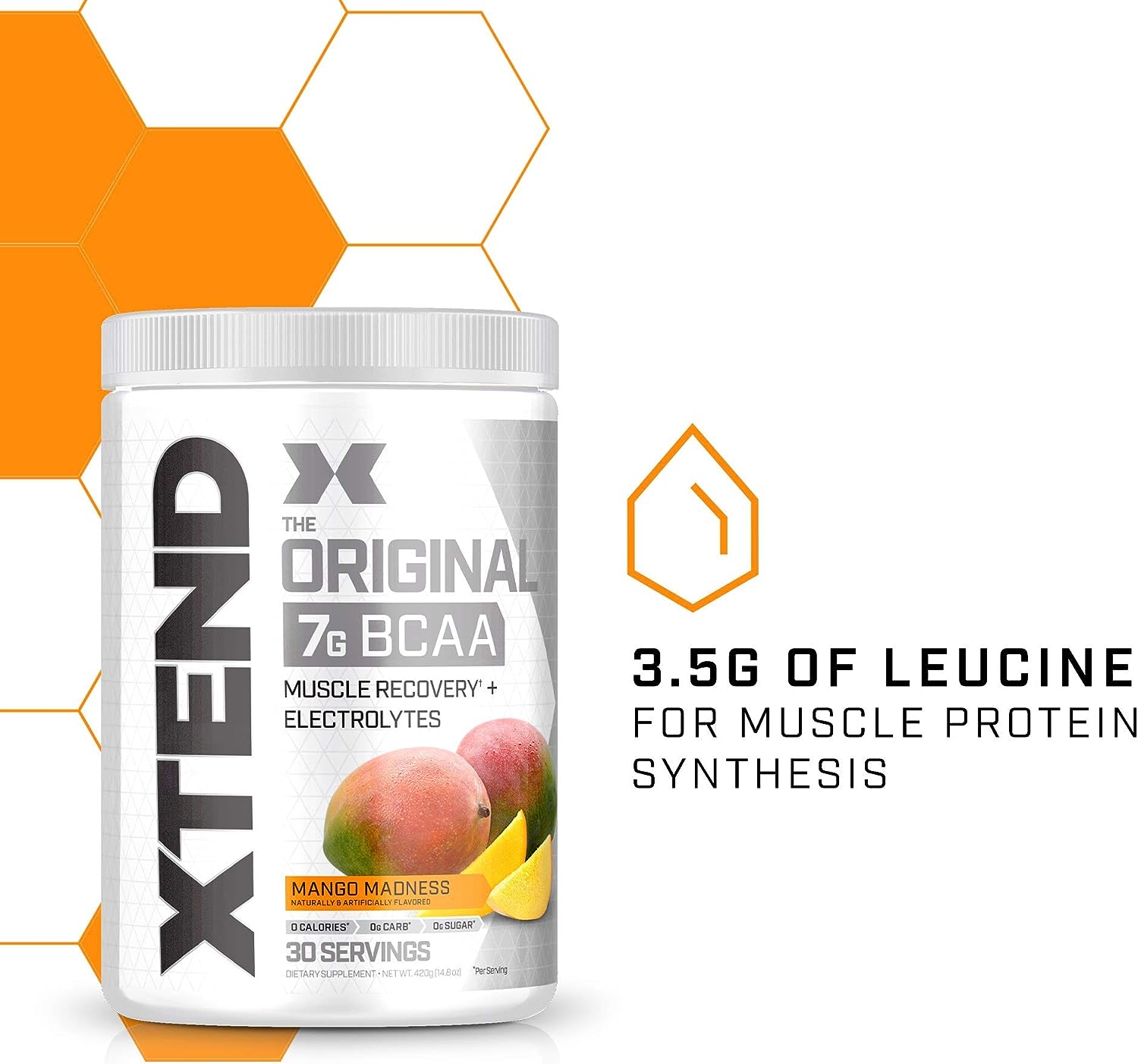 XTEND Original BCAA Powder, Sugar Free Post Workout Muscle Recovery - Image 2